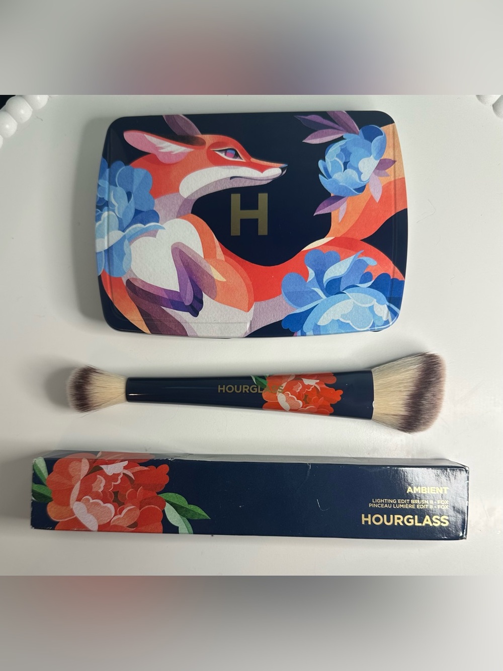 Hourglass Ambient Limited Edition Unlocked Fox Palette with Fox Brush NEW